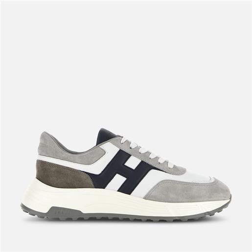 Hogan uomo sneakers sportive, blu, bianco, grigio (taglia 8)