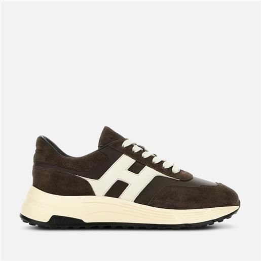 Hogan uomo sneakers sportive, marrone (taglia 8)
