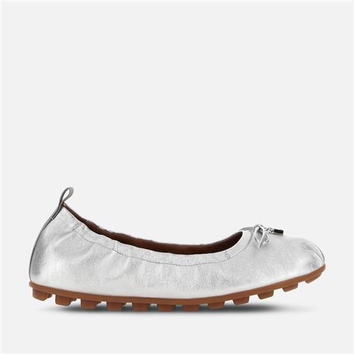 Hogan donna ballerine da donna, argento (taglia )