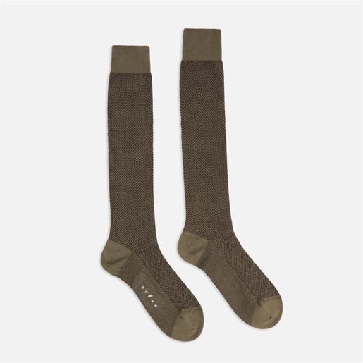 Hogan uomo calze, verde (taglia unica)