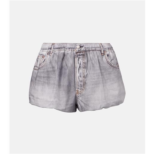 Acne Studios shorts trompe l'œil in cotone