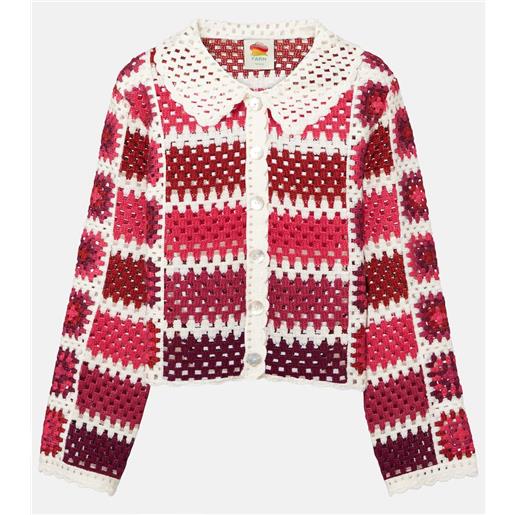 Farm Rio cardigan in crochet