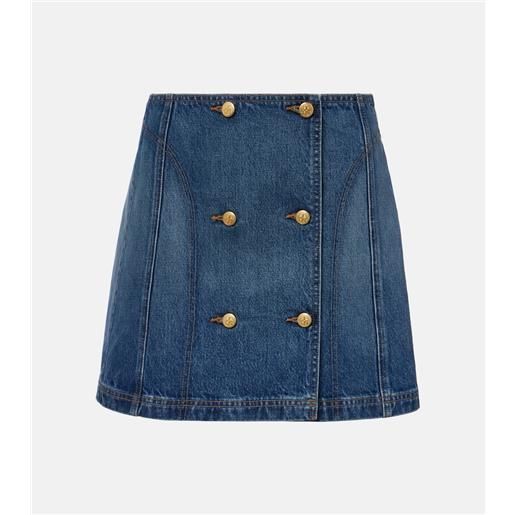 Ulla Johnson minigonna clara di jeans