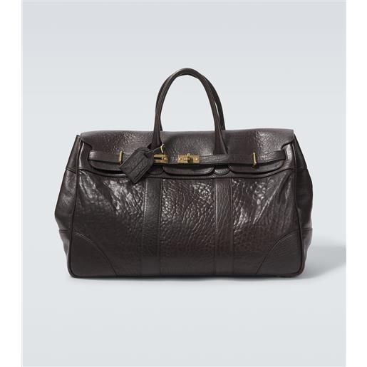 Brunello Cucinelli borsa da viaggio in pelle