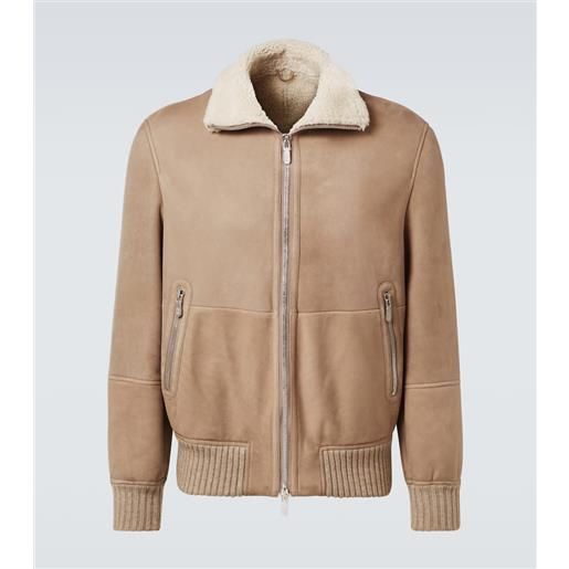 Brunello Cucinelli giacca in pelle