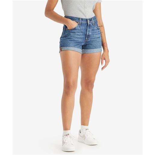 LEVI'S ® levi's® 501 rolled shorts con risvolto blue denim donna