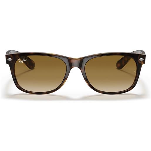 Ray-Ban occhiali da sole rb2132 710/51 new wayfarer havana/marrone chiaro unisex