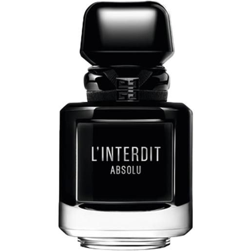 Givenchy l'interdit absolou intense 80 ml eau de parfum intense spray
