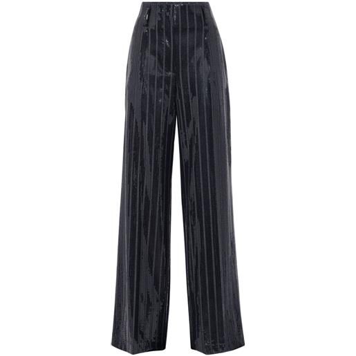 Brunello Cucinelli pantaloni con paillettes - grigio