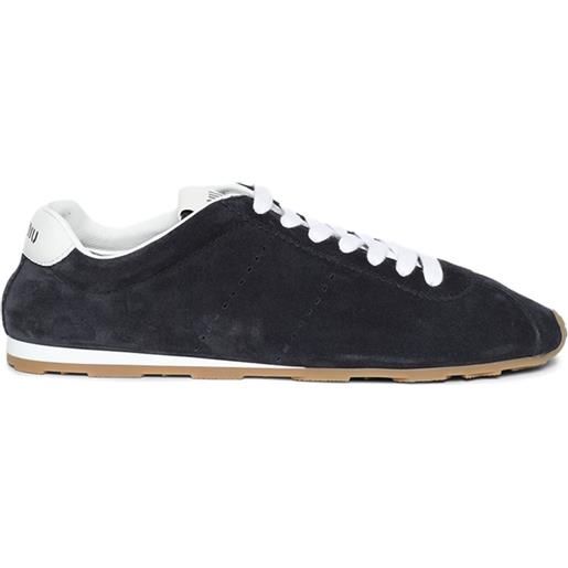 スニーカー Miu Miu Sneaker In Pelle Scamosciata Scarpe da ginnastica Miu miu in Scamosciato Beige taglia