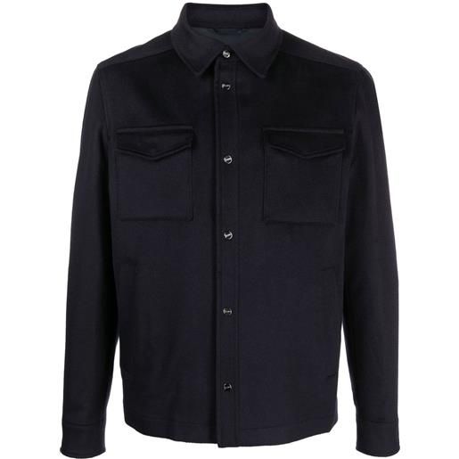 Herno giacca-camicia - blu