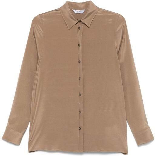 Max Mara camicia avion - marrone