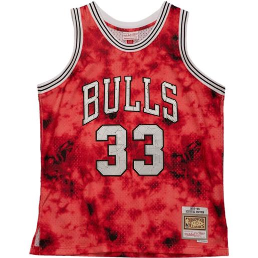 Mitchell & Ness x nba top swingman chicago bulls 1997 pippen galaxy - rosso