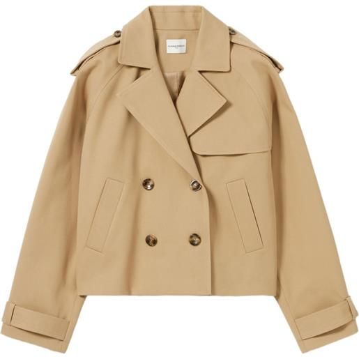 Claudie Pierlot trench crop - toni neutri