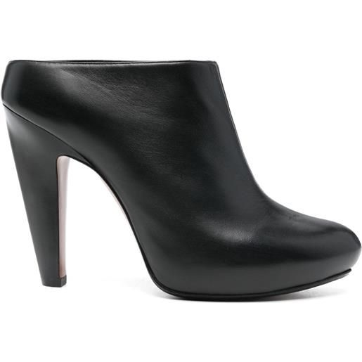 Alexander McQueen mules the edge 120mm - nero