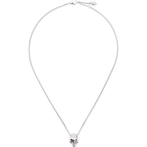 Alexander McQueen collana con pendente - argento