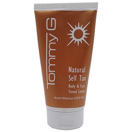 Tommy G natural self tan body e face tinted lotion 150ml