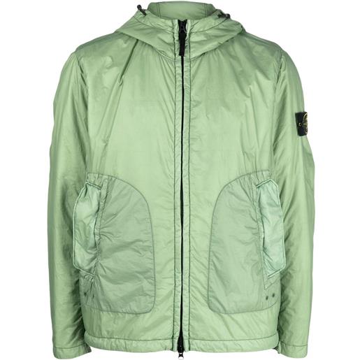 Stone Island giacca con cappuccio - verde