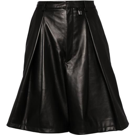 Giuseppe Di Morabito shorts con pieghe - nero