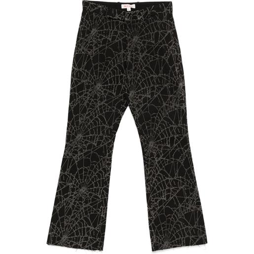 MASU pantaloni svasati - nero