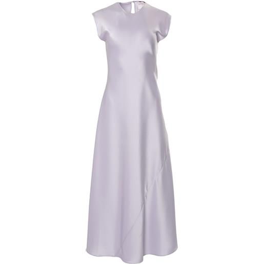 Carolina Herrera abito con maniche ad aletta - viola