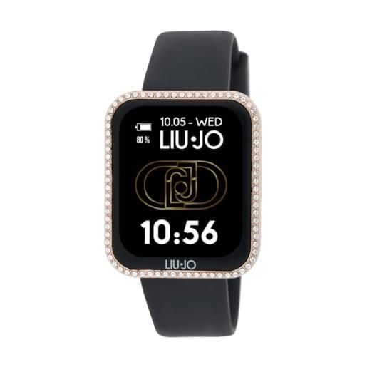 Liu Jo - smartwatch da donna in gomma - mini slim swlj168 - display da 1.65 amoled - compatibilità con ios e android - funzione fitness - chiamata vocale tramite dispositivo - impermeabile ip67