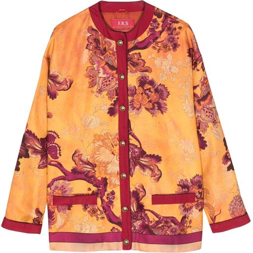 F.R.S For Restless Sleepers giacca con stampa grafica - arancione