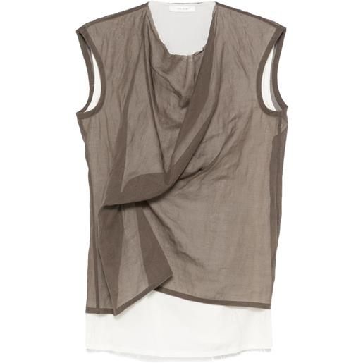 The Row top inawa - marrone