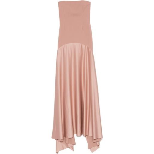 Solace London abito da sera the alessandra senza spalline - rosa