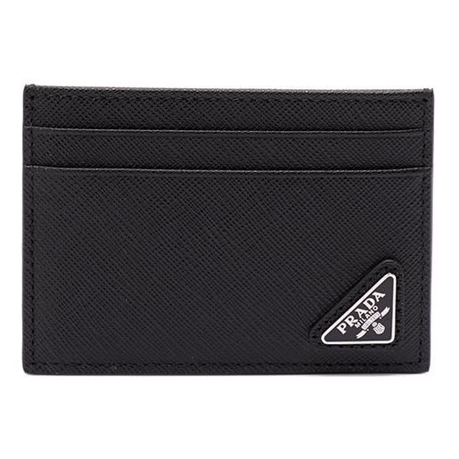 Prada saffiano leather card holder