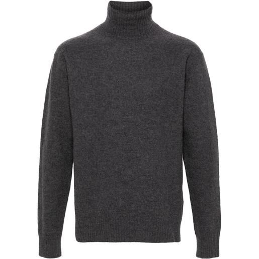 Jil Sander maglione a collo alto - grigio