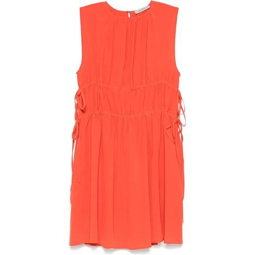 Asceno abito corto como - arancione