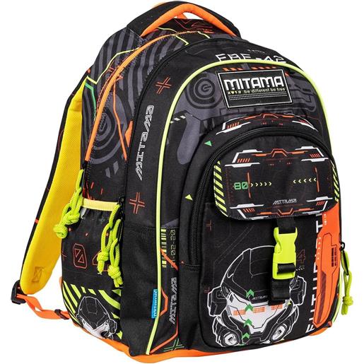 Mitama zaino scuola fluo battle - new plus