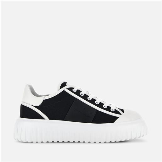 Hogan uomo maxi sneaker, bianco, nero (taglia. )