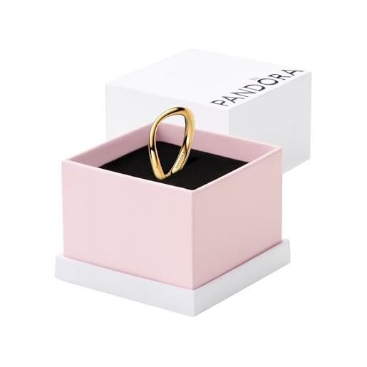 PANDORA essence anello a forma di onda, 56