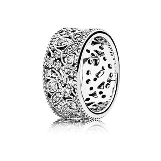 Pandora anelli donna argento 9 carati zirconia cubica