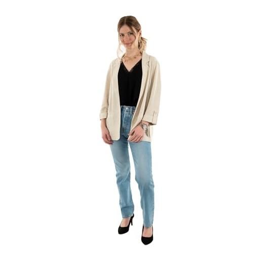 ONLY onlsiesta 3/4 open linen bl blazer tlr, raggio di luna, 42 donna