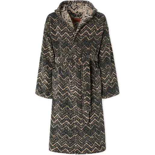 Missoni Home accappatoio azul - marrone