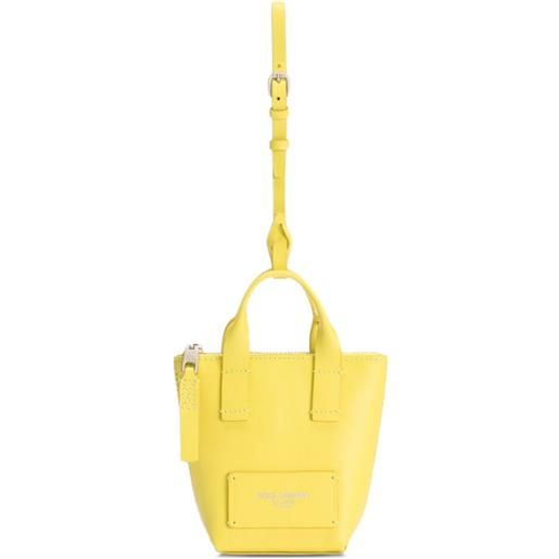 Dolce & Gabbana ciondolo per borsa adamo mini - giallo