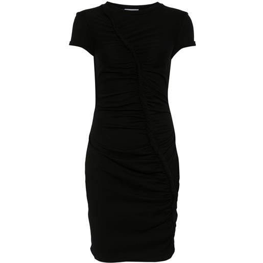 Alexander McQueen abito corto in cotone - nero