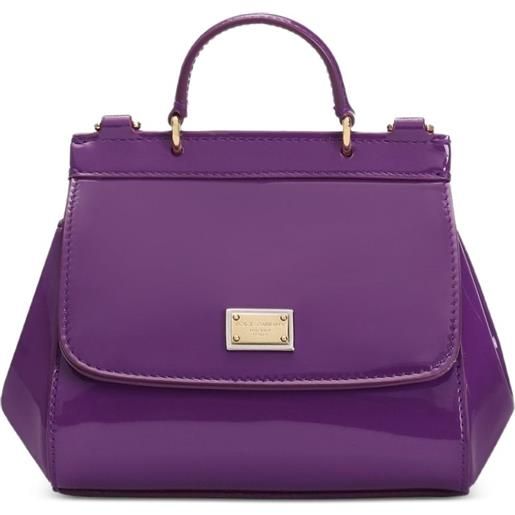 Dolce & Gabbana Kids borsa tote sicily piccola - viola