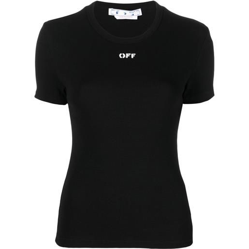 Off-White t-shirt con stampa - nero