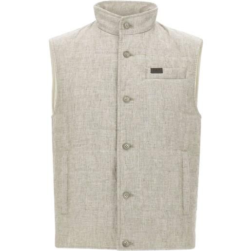 Fay gilet trapuntato - toni neutri