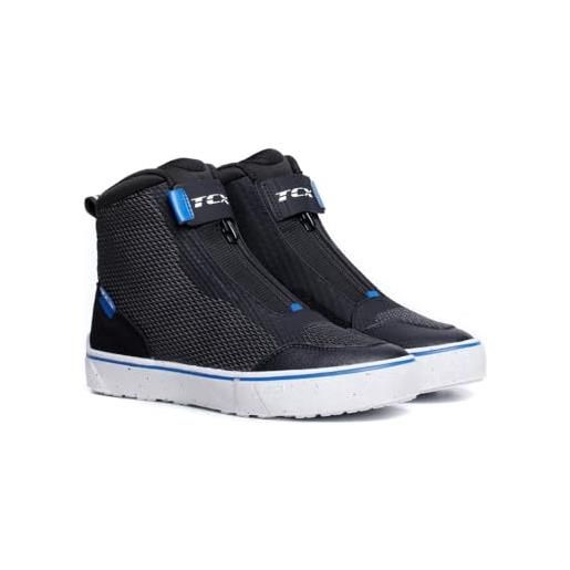 TCX - ikasu 2 air wmn, scarpe moto traspiranti, per donna, nero/blu elettrico, 38