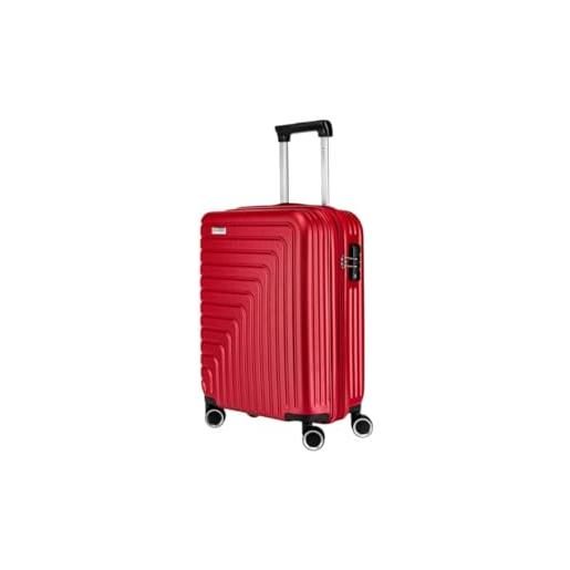 R Roncato trolley fibra, espandibile (rosso, s)