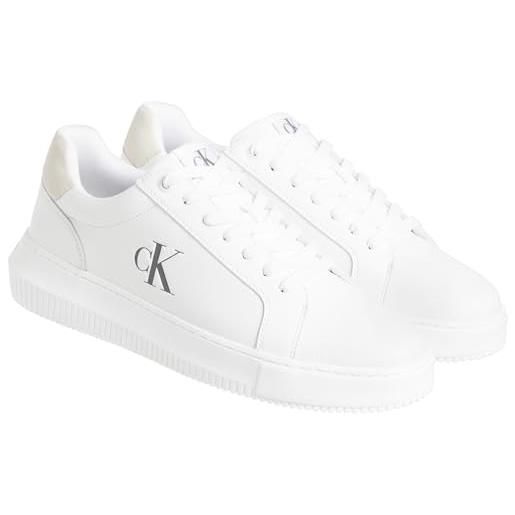 Calvin Klein scarpe da tennis da uomo ym0ym01253, bianco, 26.5 cm