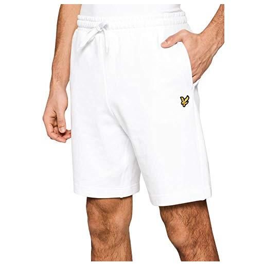 Lyle & Scott ml414vog sweat short col. 626 white m/bianco