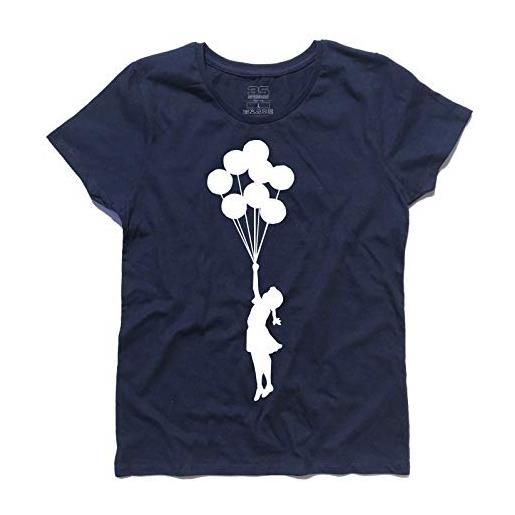 3stylershop women's t-shirt ballon girl palestine inspired by banksy