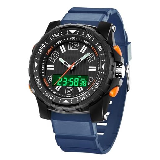 Findtime Orologio Sportivo Digitale Donna – Retroilluminato LED, Sveglia, 50m Impermeabile