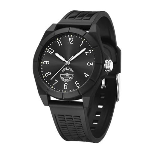 Orologi da donna impermeabili per donne orologi sportivi da donna con quadrante grande e cinturino in silicone morbido orologio per ragazze orologio semplice per adolescenti infermiere orologio con